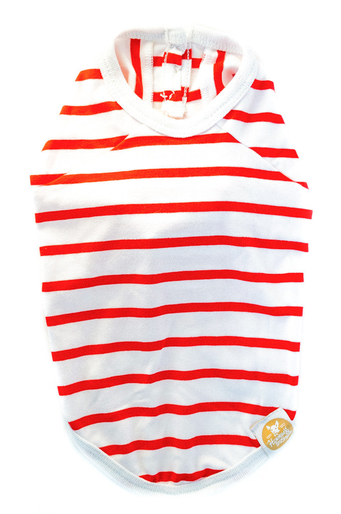 Red and White Stripped T-Shirt