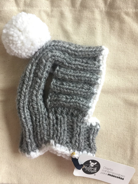 Knitted Hat in Grey