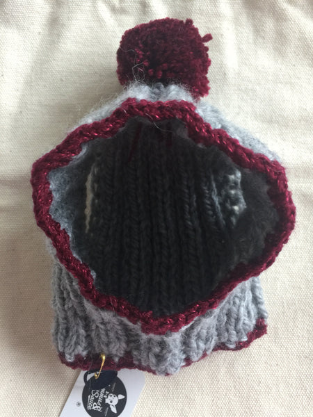 Knitted Hat in Grey