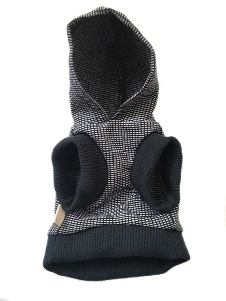 Checkered Black Hoodie