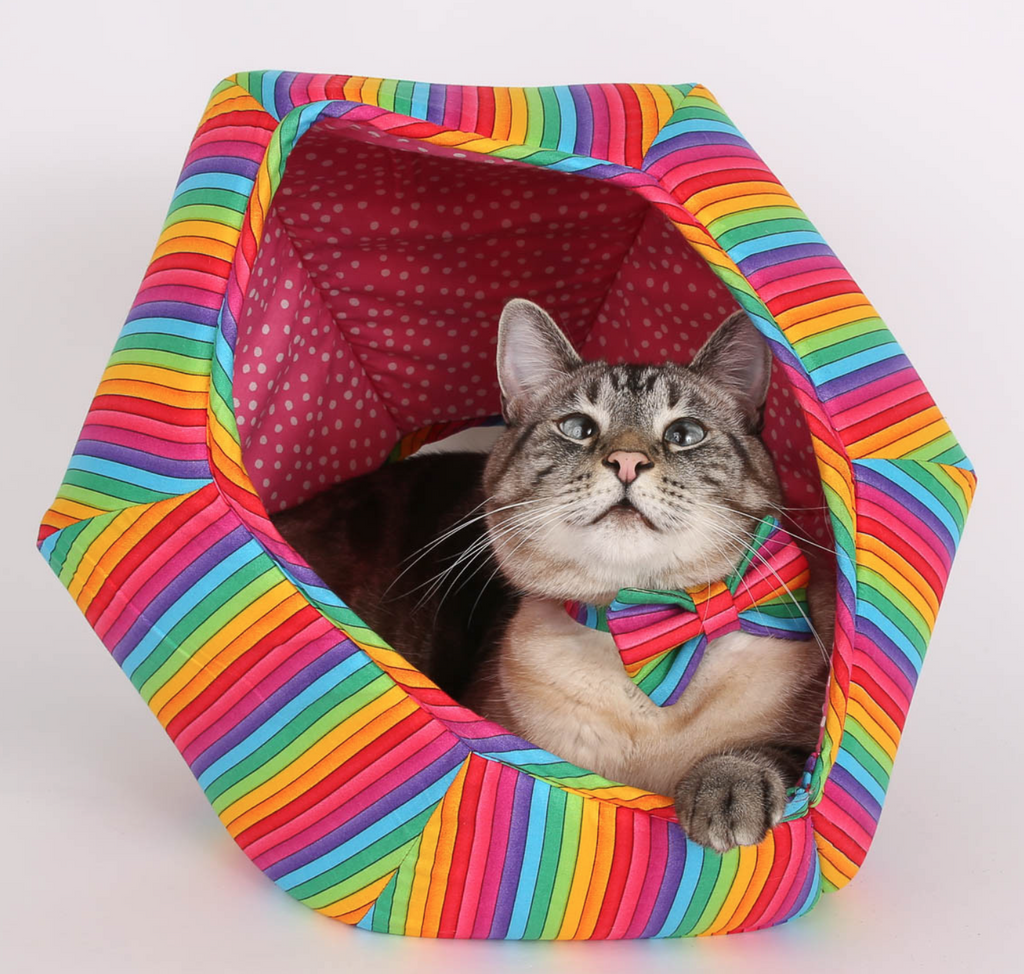 The Cat Ball | Rainbow Kitty Bed