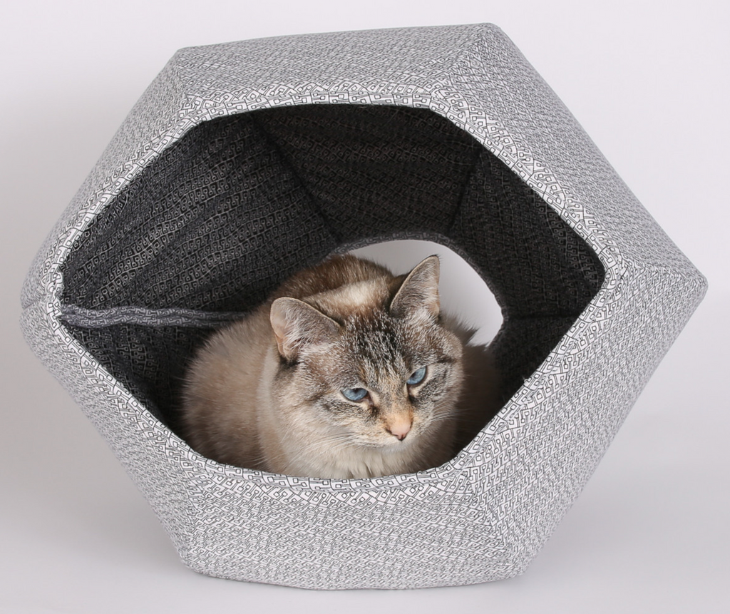 The Cat Ball | Black and White Cat Ball cat bed
